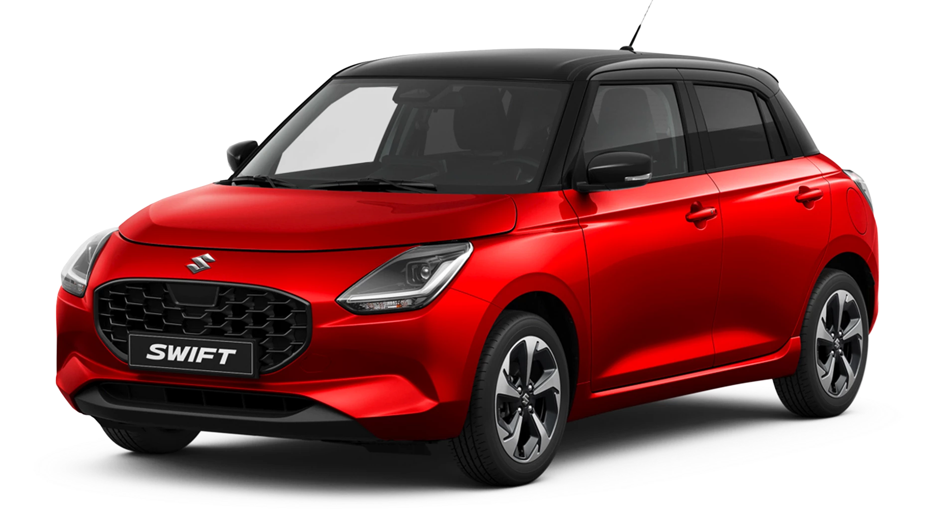 New Suzuki Swift - Burning Red and Super Black