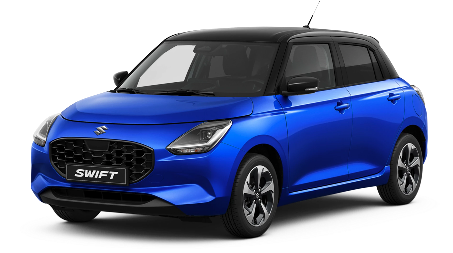 New Suzuki Swift - Frontier Blue and Mineral Black